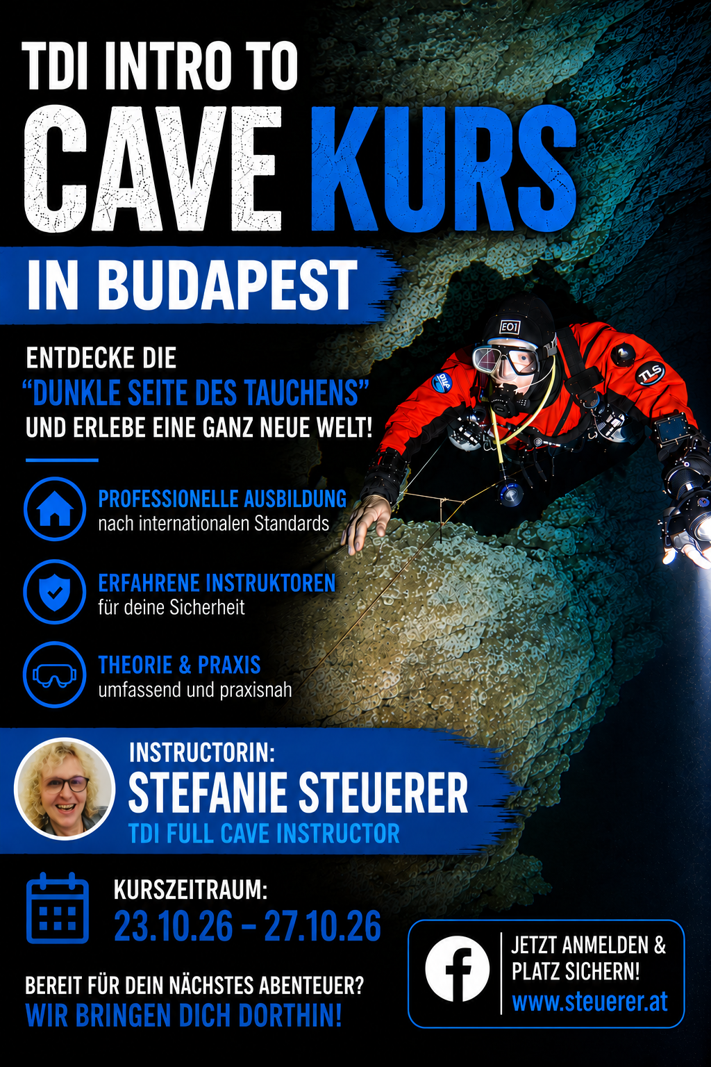 TDI Intro to Cave Kurs - Budapest noch 1 Platz frei